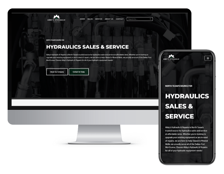 Abby's Hydraulic Repair website