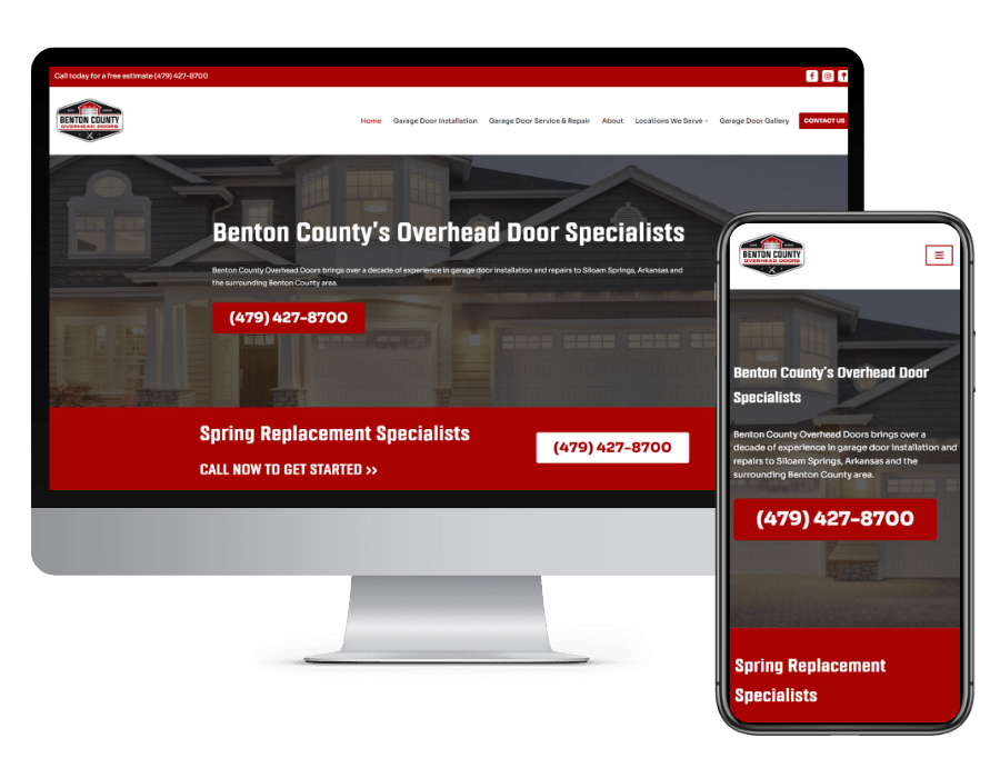 garage door company website