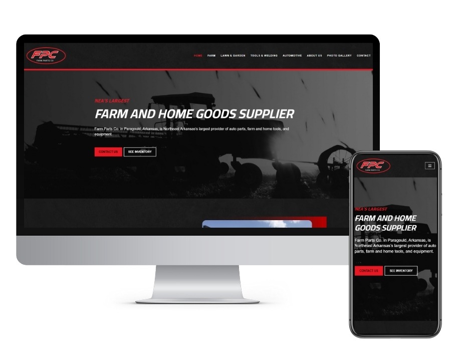 agriculture custom website