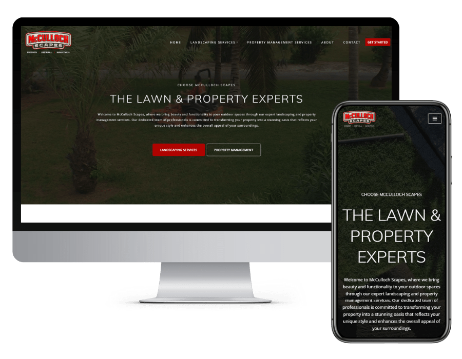 McCulloch Lawn & Property Services Website