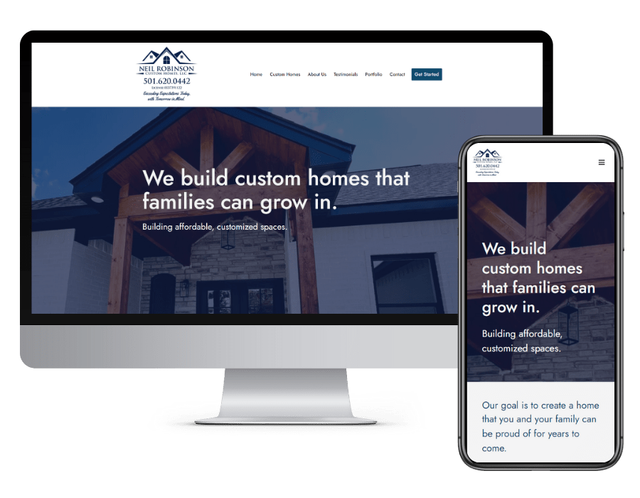 Neil Robinson Homes Website