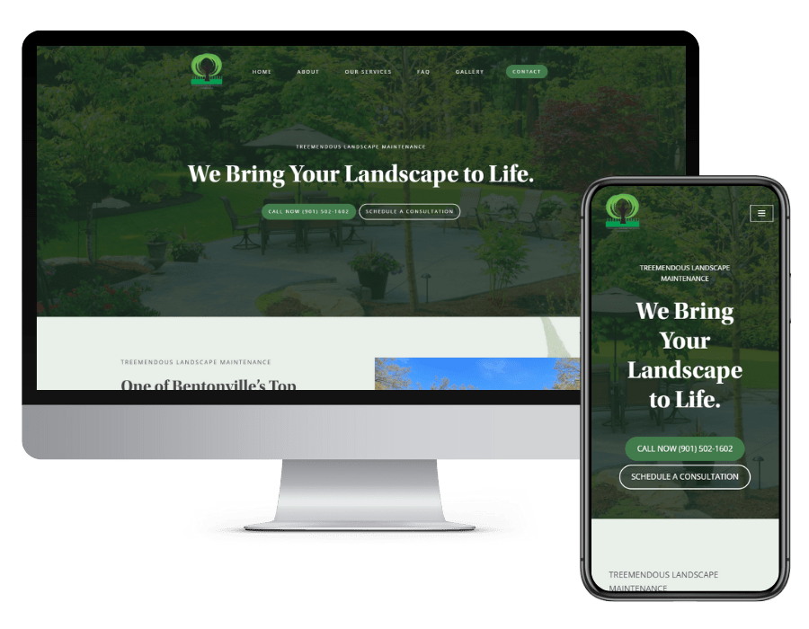 Treemendous Landscape Maintenance Website