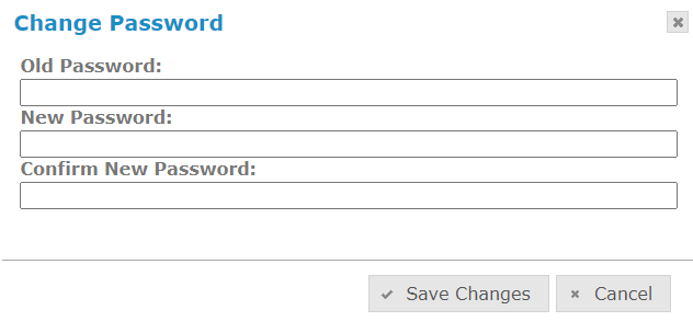 password change