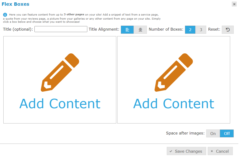 add content box graphic