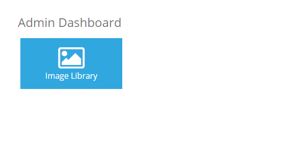 screenshot of image library icon within admin dashboard