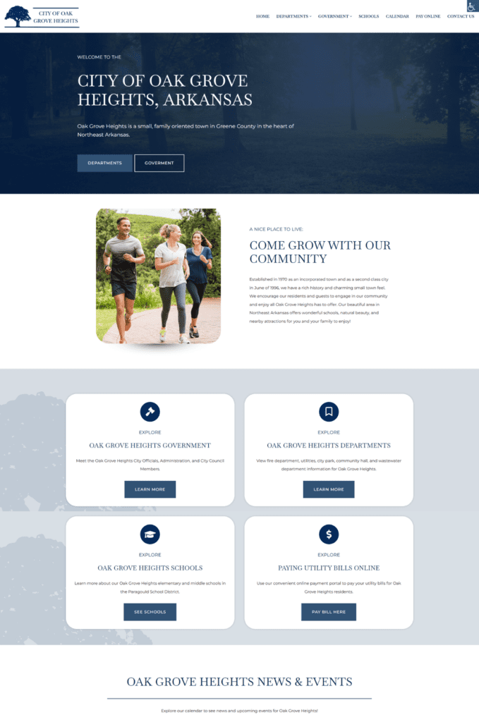 City of Oak Grove Heights Website
