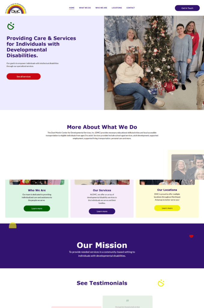 The Doni Martin Center Website