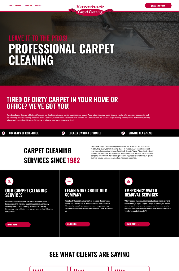 Razorback Carpet Cleaning After